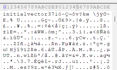 Encrypted Radio Message